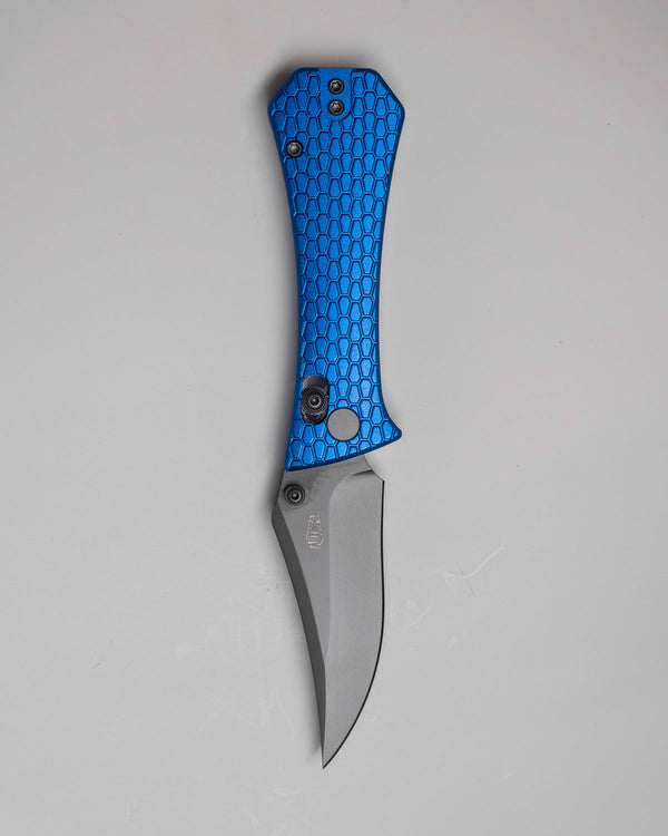 AUXMFG Coffin Crossbar 2.7" EDC Folding Knife