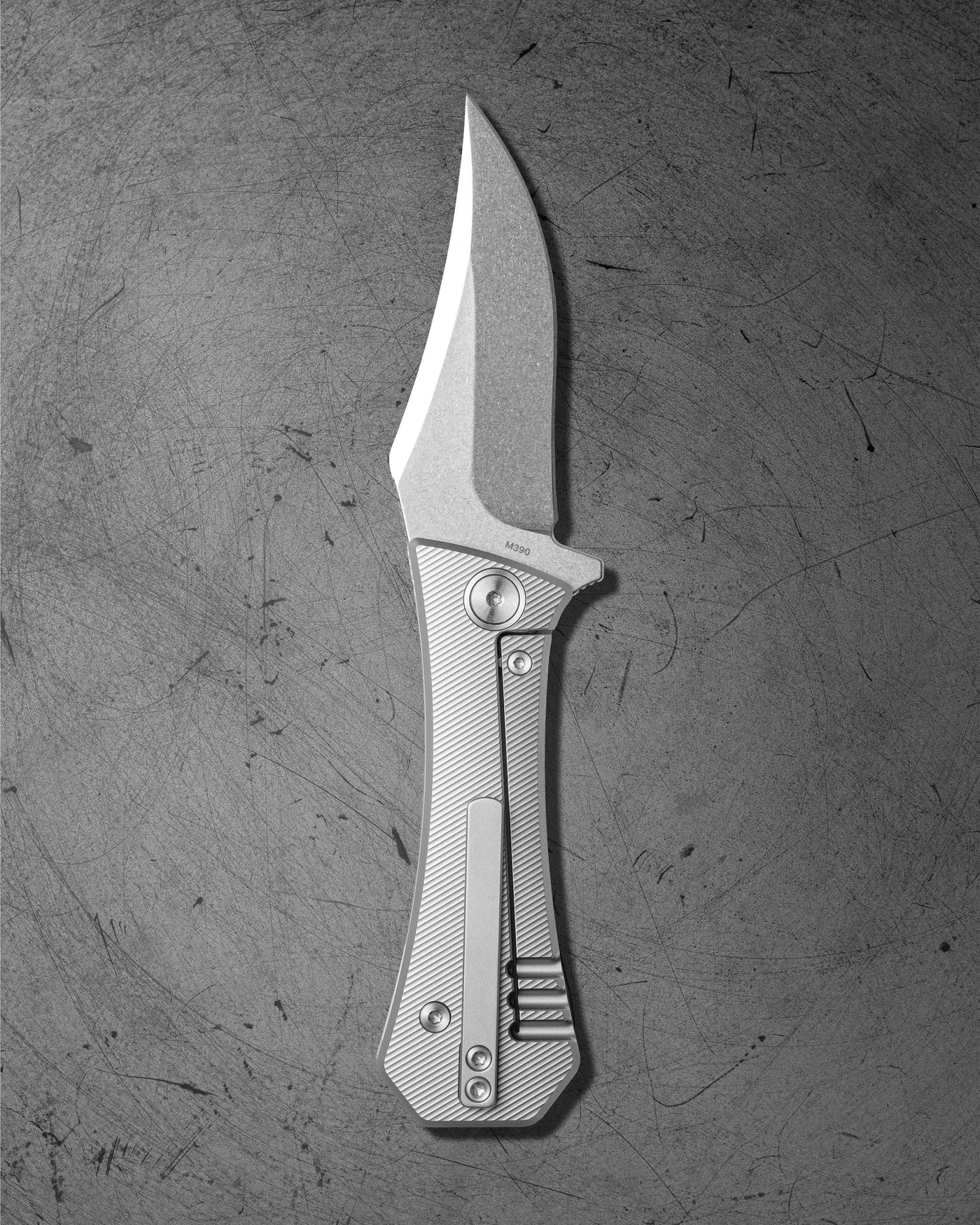 Coffin Bowie - M390 + Titanium - Deadhead