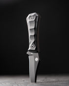 AUXMFG Pocket Bowie Deadhead - 14C28N - Black G10 - Production