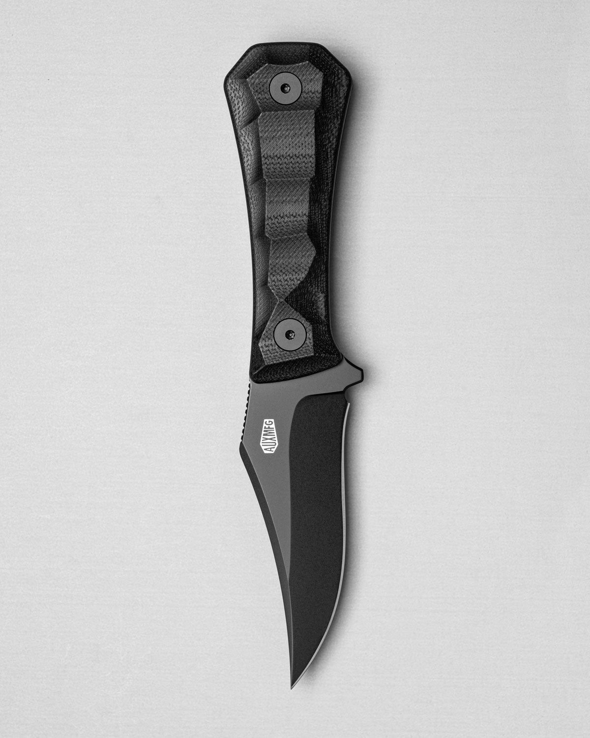 AUXMFG Pocket Bowie Deadhead - 14C28N - Black G10 - Production