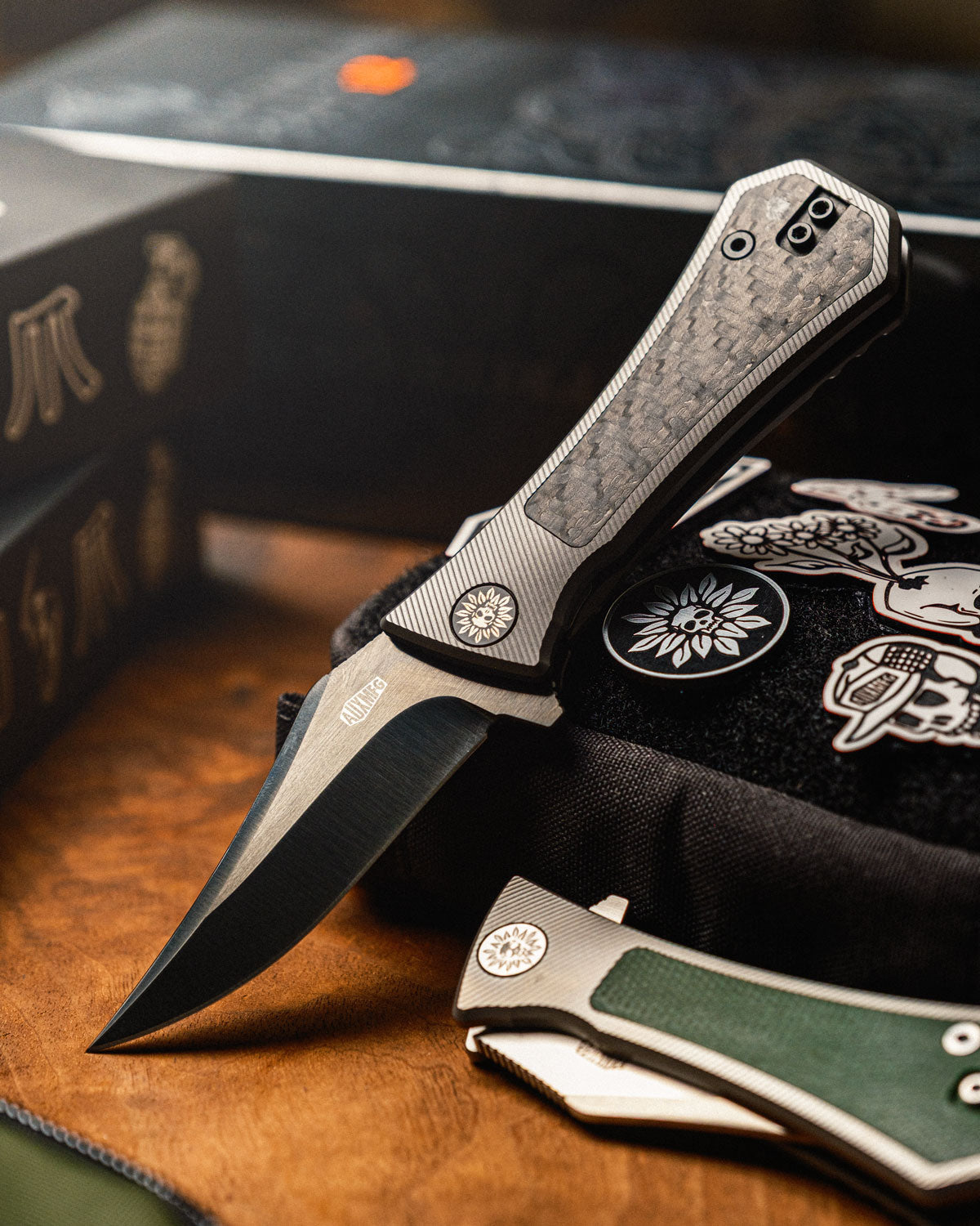 Coffin Framelock - Bowie - Carbon Fiber