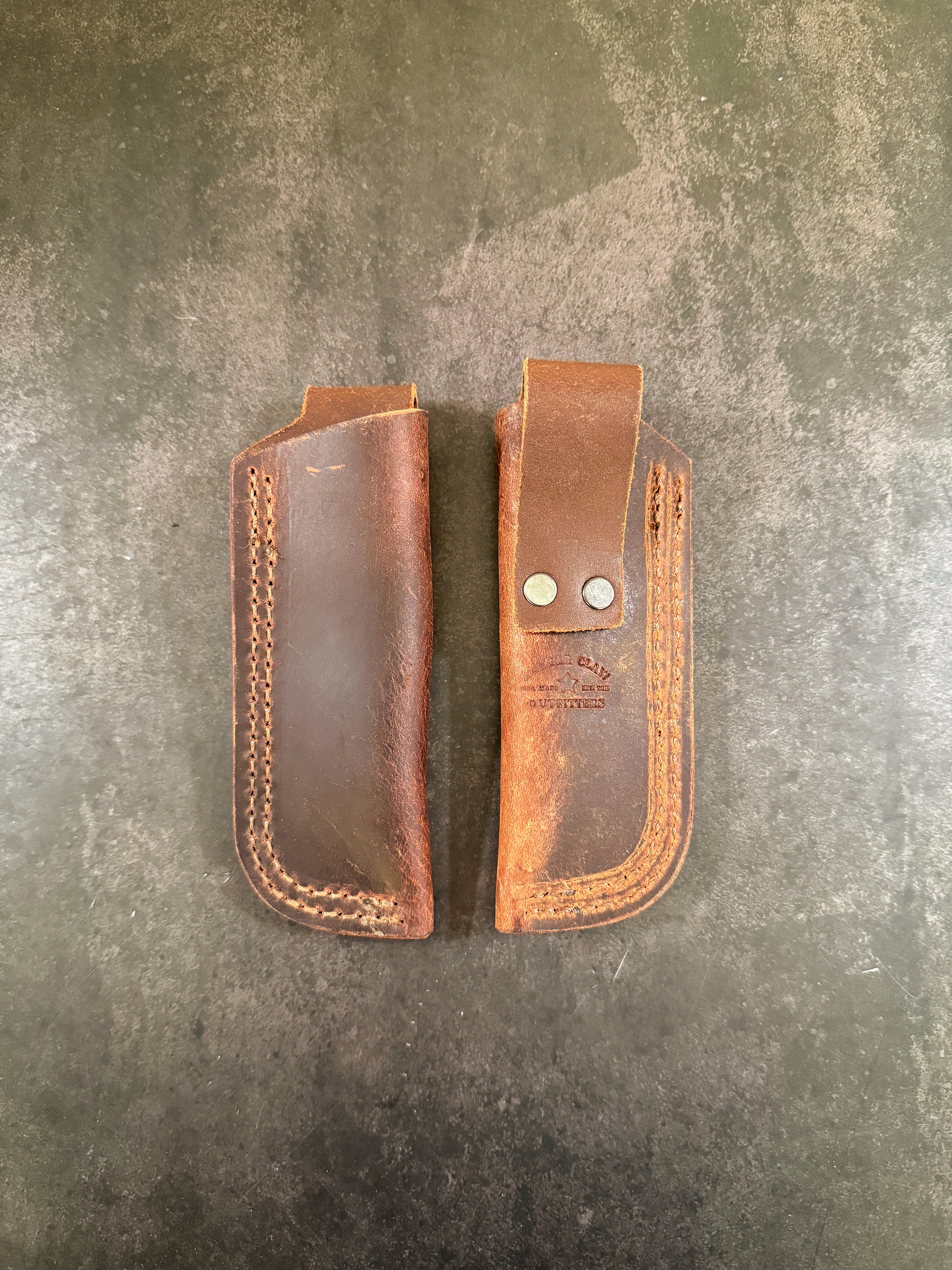 On Belt Leather Sheath
