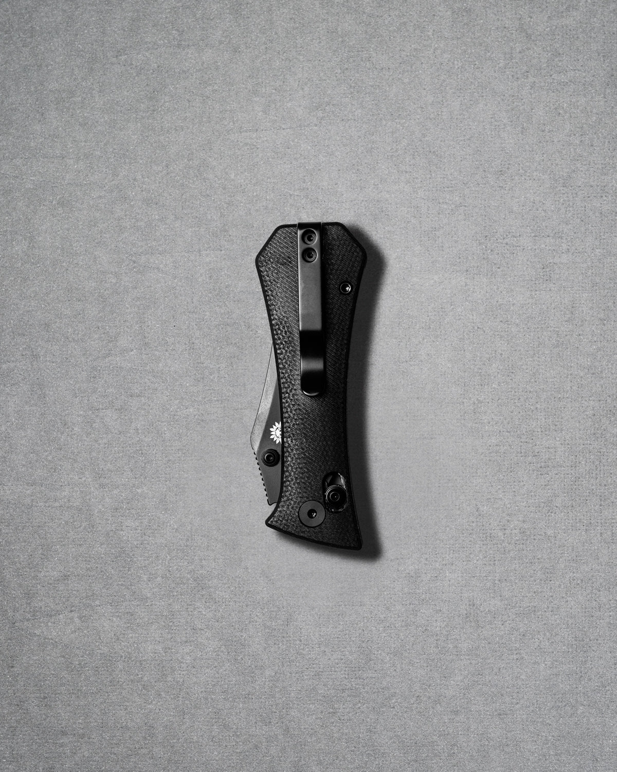 Coffin Crossbar - Bowie - Micarta - Black