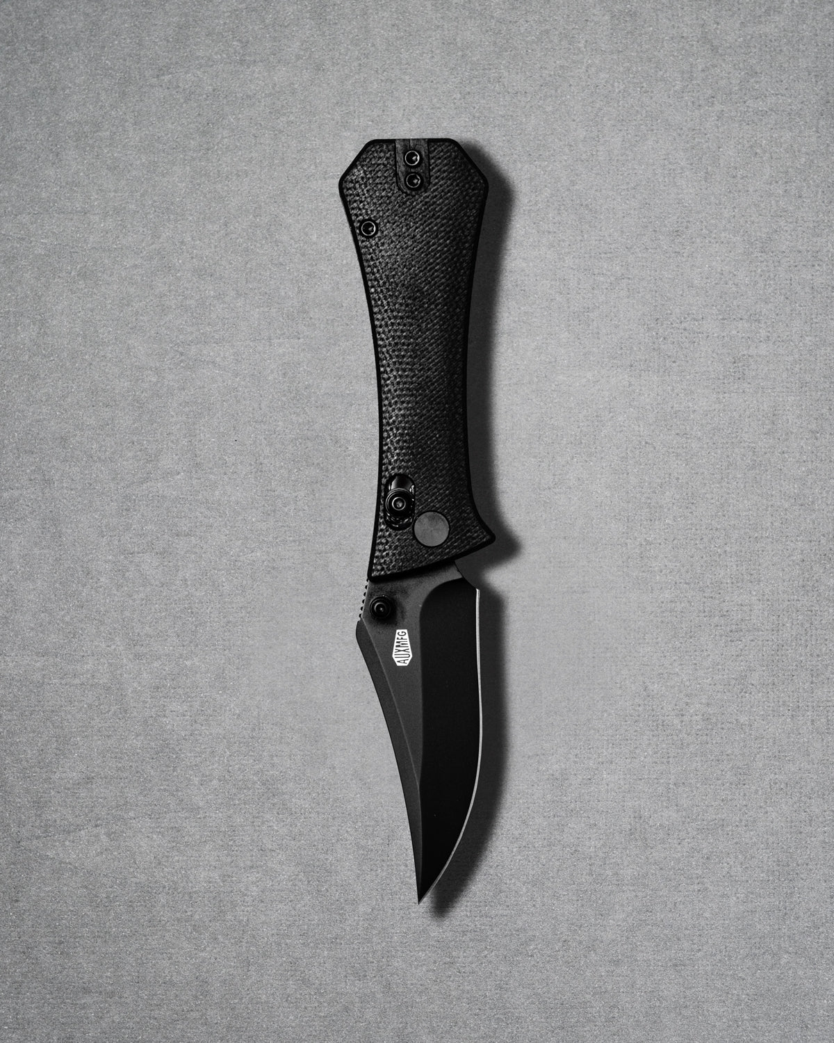 Coffin Crossbar - Bowie - Micarta - Black