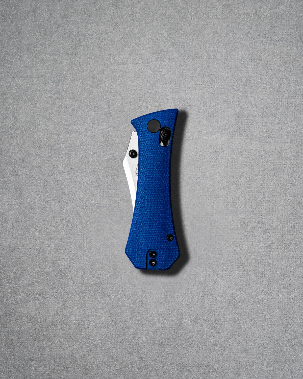 Coffin Crossbar - Bowie - Micarta - Blue