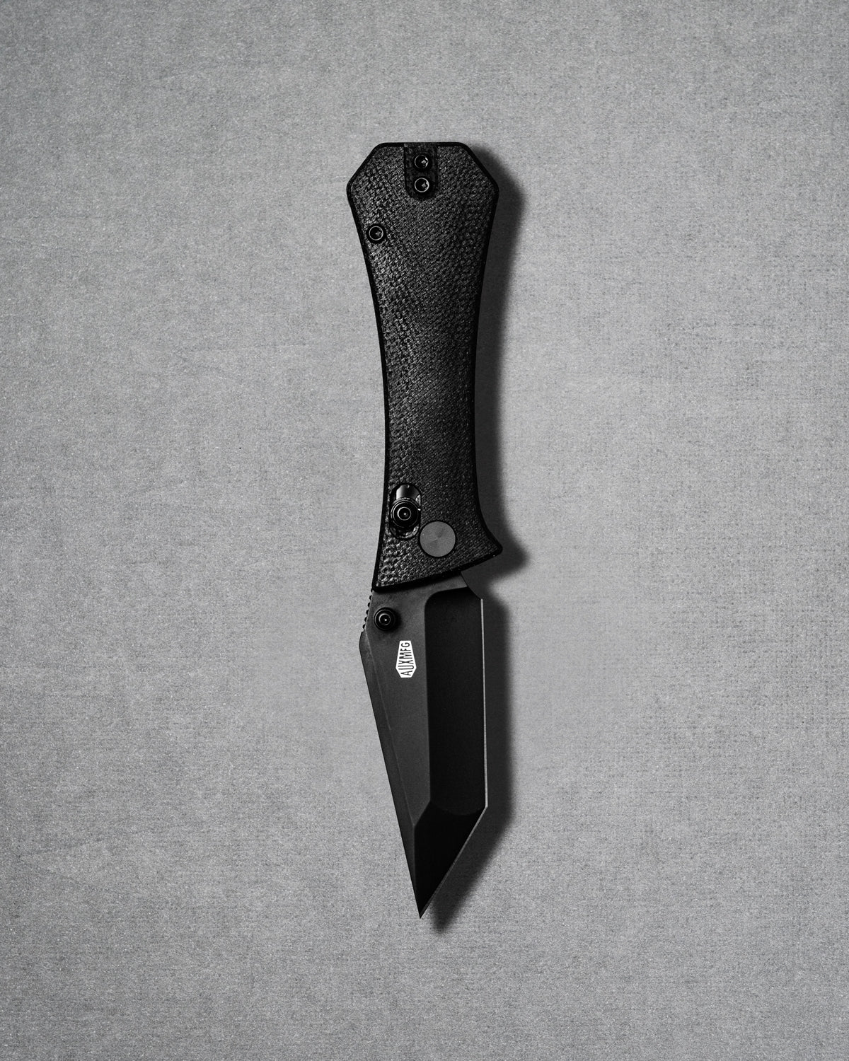 Coffin Crossbar - Tanto - Micarta - Black