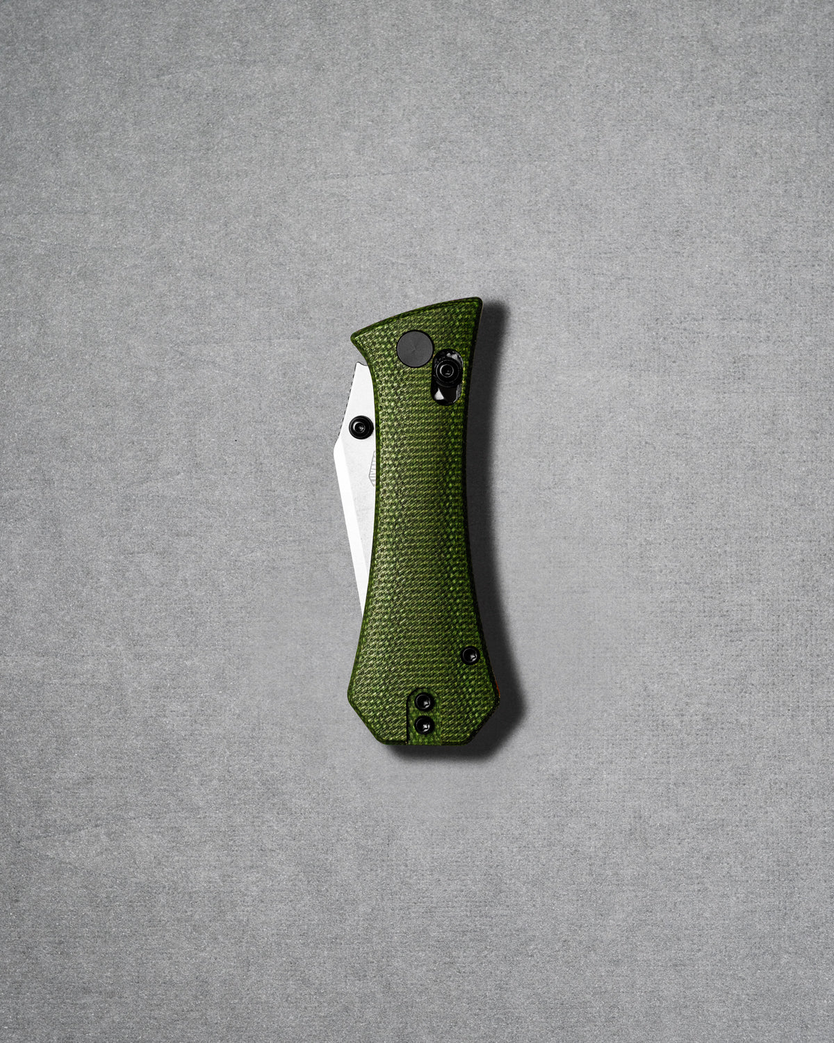 Coffin Crossbar - Tanto - Micarta - Green