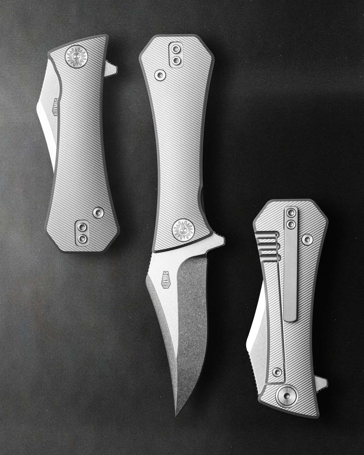 Coffin Bowie - M390 + Titanium - Deadhead