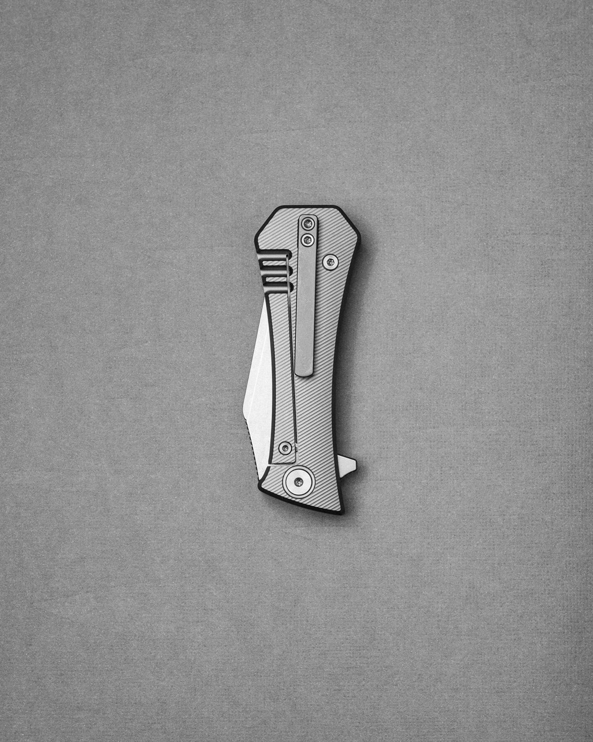 AUXMFG Coffin Tanto Framelock - M390 + Titanium - Production