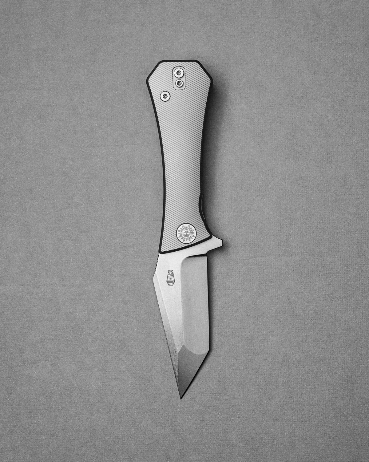 AUXMFG Coffin Tanto Framelock - M390 + Titanium - Production